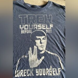 Star Trek Spock Trek yourself before you wreck yourself T-shirt
